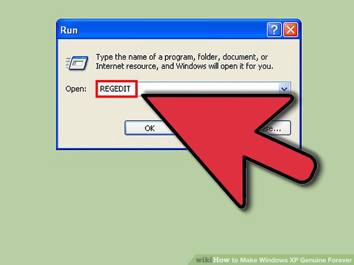 förbigå Windows XP-aktivering tillräcklig anledning för regedit